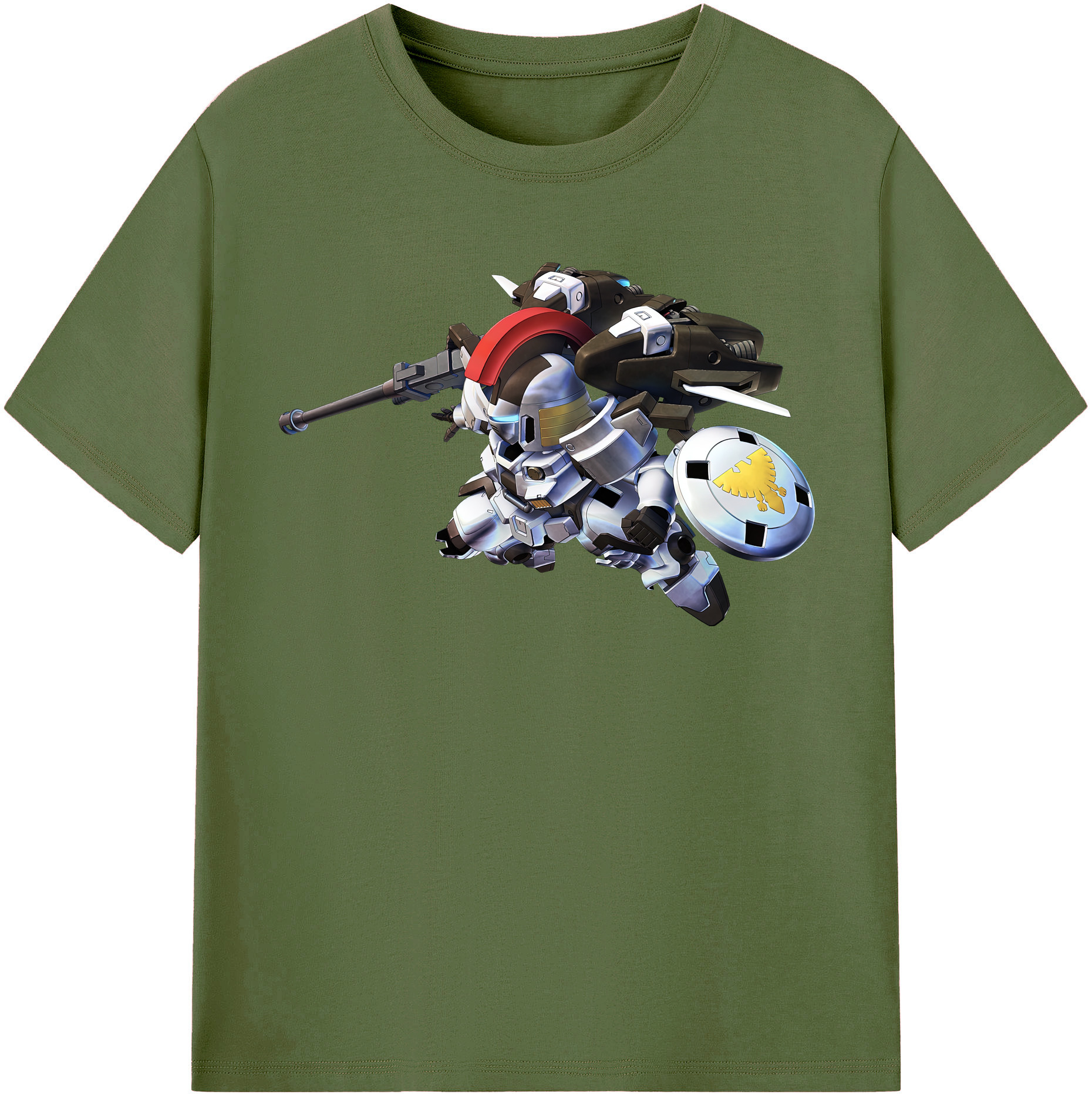 （画像用） 機動戦士ガンダム Mobile Suit Gundam 綿100％半袖Tシャツ（フロントプリント）